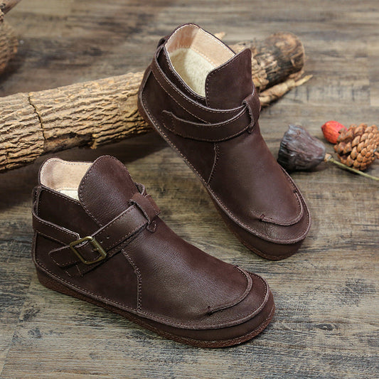 Susan – Retro Martin Laarzen van Vegan Leer