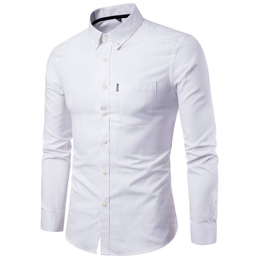 Adrian – Slim Fit Herenoverhemd met Lange Mouwen