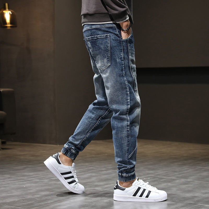 Fred – Plus Size Velvet Stretch Jeans voor Heren