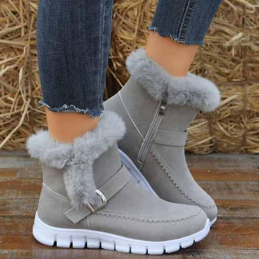 Michelle – Dikke Winterlaarzen met Gesp-Design