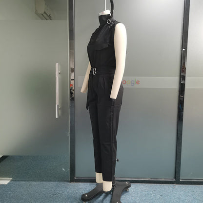 Esme – Schouder- en Taillevormende Blouse met Riem