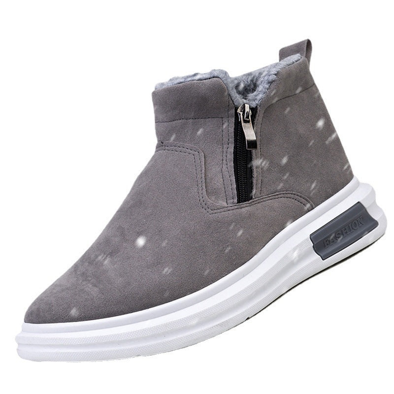 Sean – Warme Herenschoenen met Fleece en Zijrits