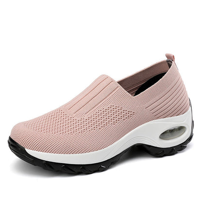 Natalie – Ademend Dames-Sneaker met Luchtkussen en Dikke Zool