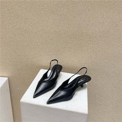 Joy – Middelhoge Dames-Baotou-Sandalen met Punt