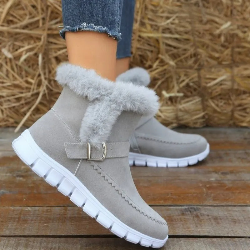 Michelle – Dikke Winterlaarzen met Gesp-Design