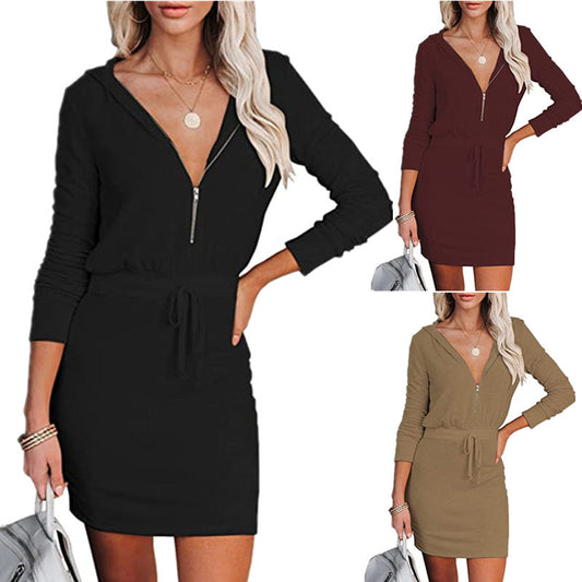 Adele – Tuniekjurk met Capuchon en Rits