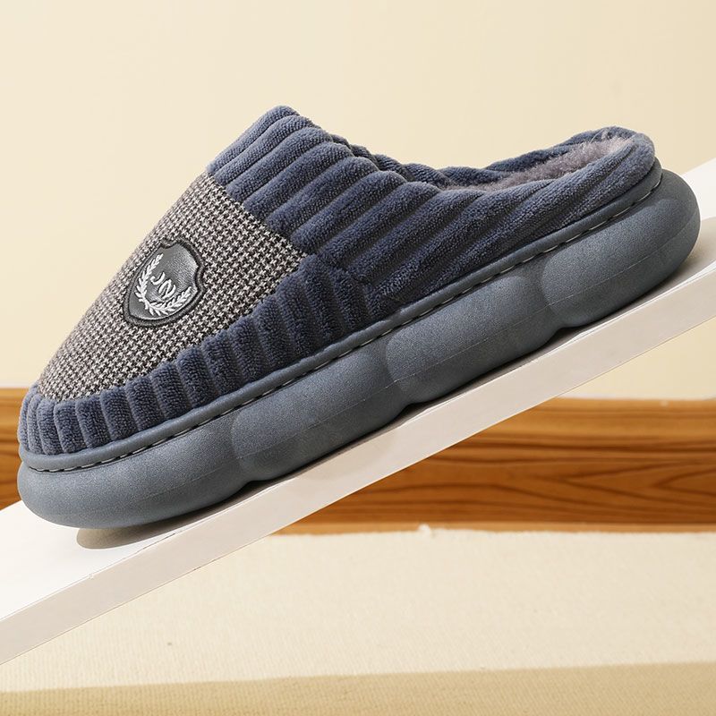 Alice – Pluche Pantoffels met Kleurblok voor Winter