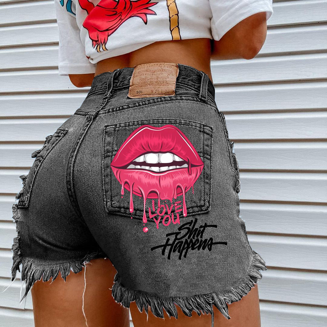 Diana – Modieuze Ripped Denim Shorts voor Dames