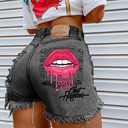 Diana – Modieuze Ripped Denim Shorts voor Dames