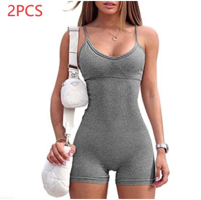 Melanie – Sportieve Jumpsuit met Spaghetti-Bandjes voor Dames