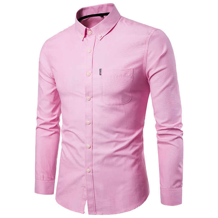 Adrian – Slim Fit Herenoverhemd met Lange Mouwen