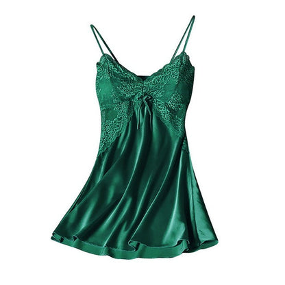 Susan – Satijnen Pyjama met Kant voor Dames