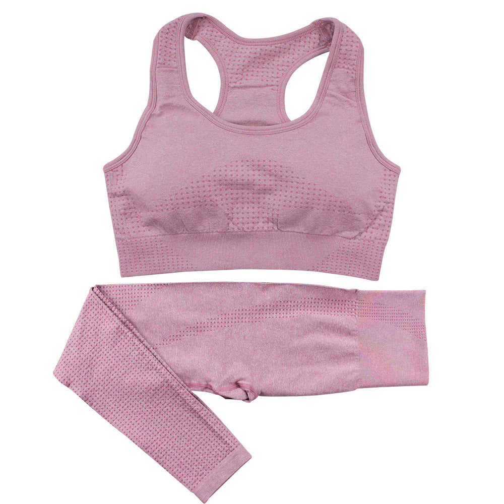 Amy – Naadloos Yoga-Set voor Vrouwen met Hoge Taille Leggings
